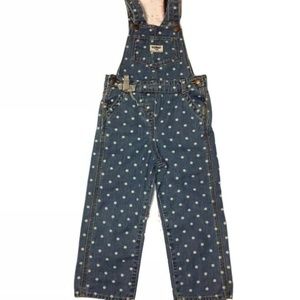 Kids Girl Oshkosh B Gosh Polka Dot Overall Vestbak